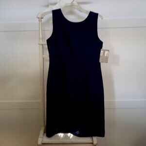 BNWT KASPER ASL classic and versatile little navy dress fully lined (8P)